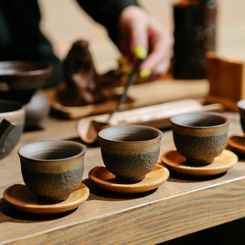 أكواب الشاي الصينيه